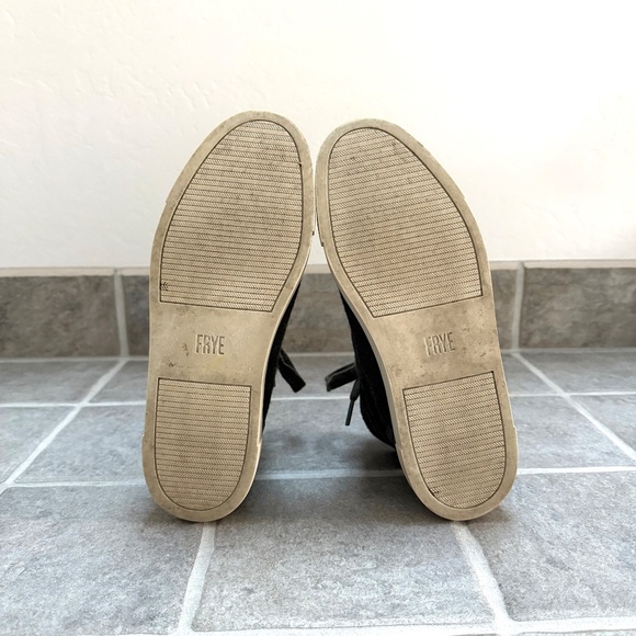 Frye Dark Green, Wool, Women’s High-Top Sneakers, Size 6.5 - Picture 6 of 7